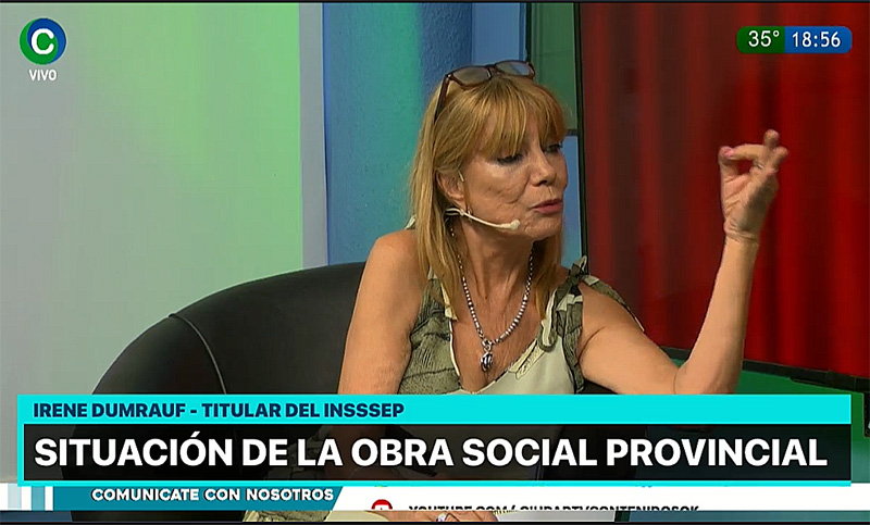 Irene Dumrauf: ”Con los mismos recursos damos todas las prestaciones requeridas por los afiliados” Irene Dumrauf: ”Con los mismos recursos damos todas las prestaciones requeridas por los afiliados”