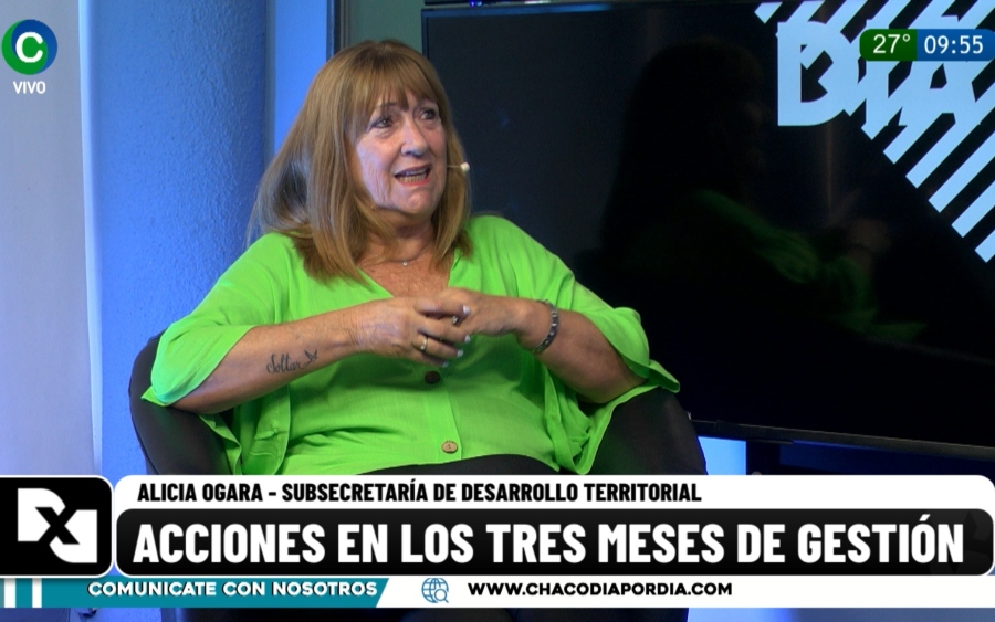 Alicia Ogara: “Hay más de 300 asentamientos donde la provincia es propietaria” Alicia Ogara: “Hay más de 300 asentamientos donde la provincia es propietaria”