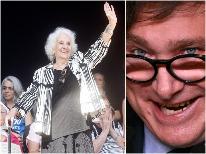 Milei volvió a embestir contra Estela de Carlotto en una entrevista con CNN Milei volvió a embestir contra Estela de Carlotto en una entrevista con CNN