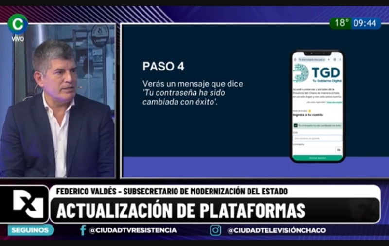 Tu Gobierno Digital: más de 60 mil chaqueños ya actualizaron sus datos y se encuentran vinculados Tu Gobierno Digital: más de 60 mil chaqueños ya actualizaron sus datos y se encuentran vinculados