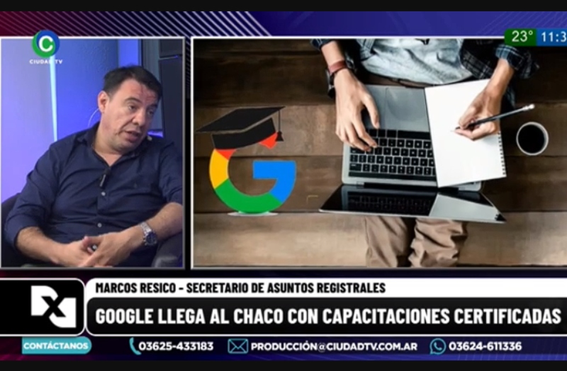 Google desembarca en Chaco con capacitaciones gratuitas y certificadas: “Estar a la vanguardia es sumamente importante”, afirmó Resico Google desembarca en Chaco con capacitaciones gratuitas y certificadas: “Estar a la vanguardia es sumamente importante”, afirmó Resico