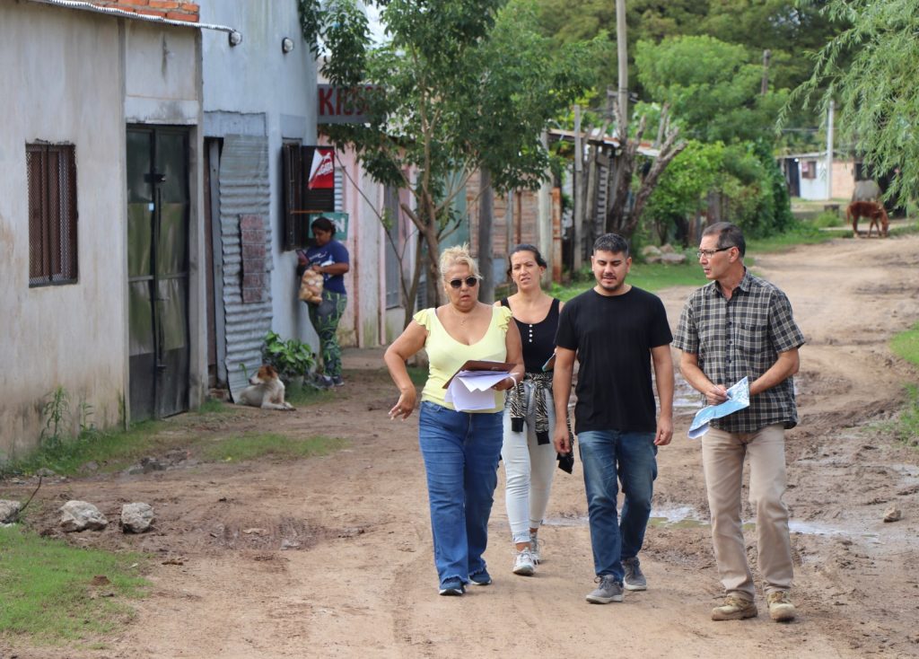 El municipio releva las condiciones de vida en inmediaciones a lagunas