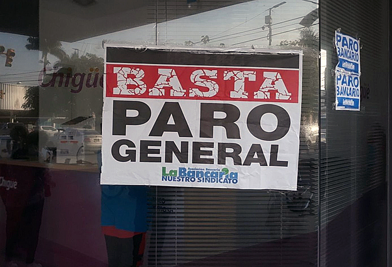 Este jueves no habrá atención en los bancos: ”El 9 de mayo paramos el país para evitar su extinción” Este jueves no habrá atención en los bancos: ”El 9 de mayo paramos el país para evitar su extinción”