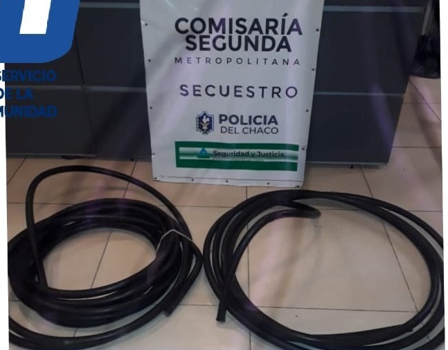 Lo detuvieron por sustraer cables del tendido eléctrico Lo detuvieron por sustraer cables del tendido eléctrico