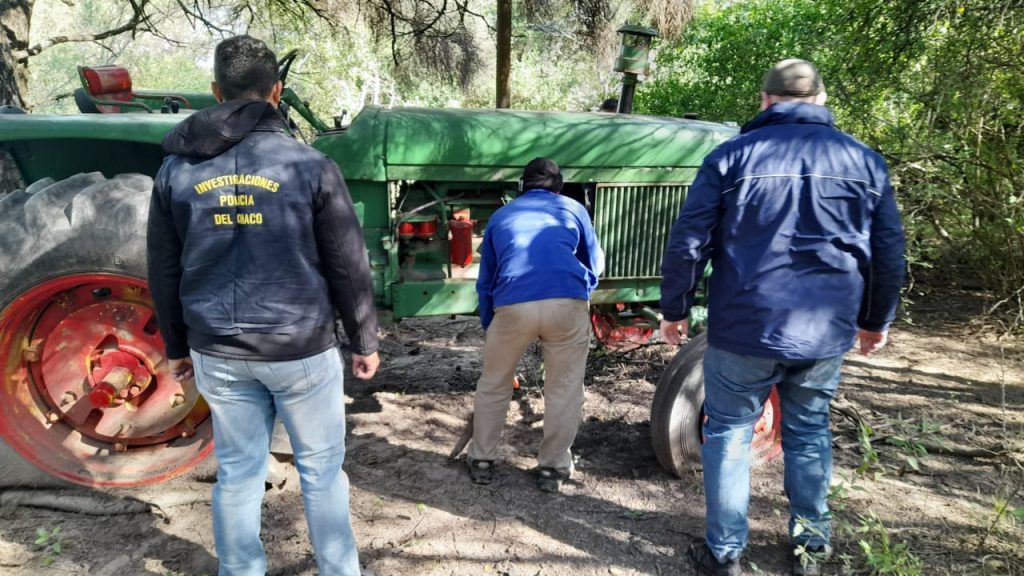 Recuperan un tractor valuado en más de  millones