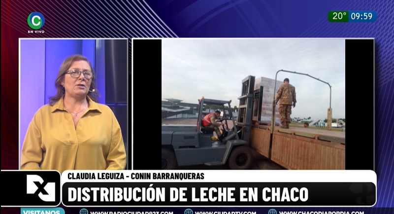 CONIN completó la entrega de leche en el Gran Resistencia: “Nos llevó cinco días distribuir 16.100 kilos en 300 lugares” CONIN completó la entrega de leche en el Gran Resistencia: “Nos llevó cinco días distribuir 16.100 kilos en 300 lugares”