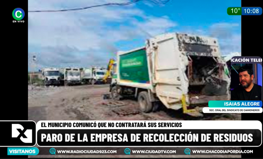 Recolección de residuos en Resistencia: “Son unos 70 trabajadores que podrían quedar sin trabajo” Recolección de residuos en Resistencia: “Son unos 70 trabajadores que podrían quedar sin trabajo”