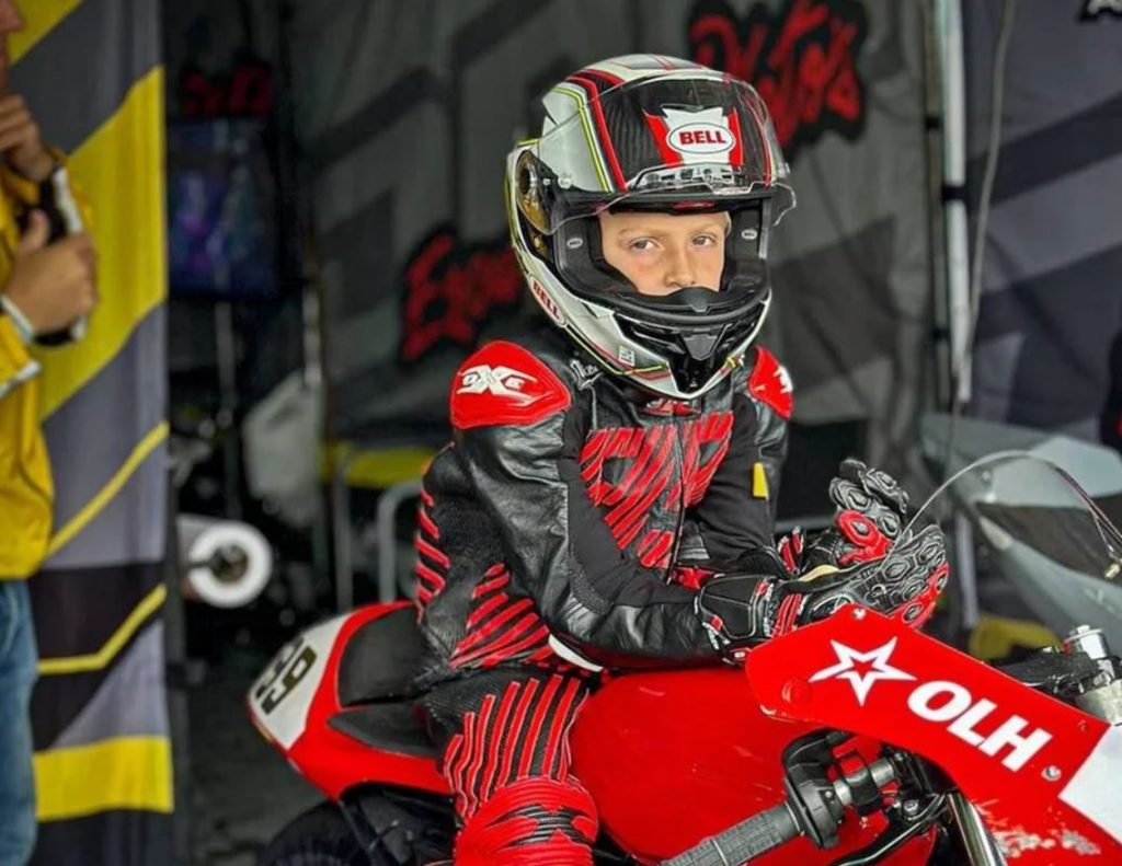 Murió Lorenzo, el pequeño piloto argentino que tuvo un accidente de moto en Brasil