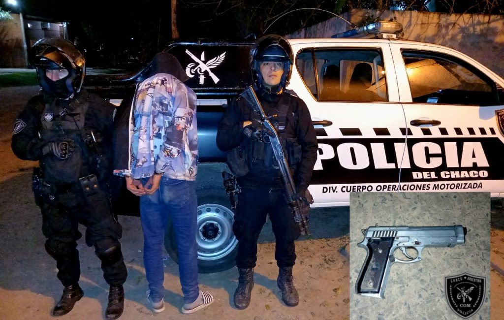 Demoraron a un sujeto con una réplica de un arma de fuego