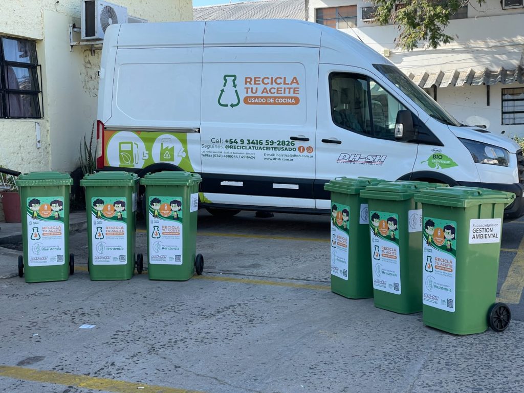 Para recolectar aceite de cocina usado, Resistencia distribuirá contenedores especiales en los CCM Para recolectar aceite de cocina usado, Resistencia distribuirá contenedores especiales en los CCM