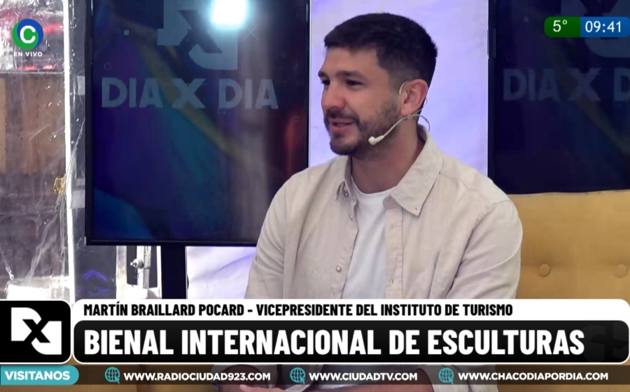 “La Bienal es la máxima expresión cultural chaqueña”, destacó Braillard Poccard, vicepresidente de Turismo “La Bienal es la máxima expresión cultural chaqueña”, destacó Braillard Poccard, vicepresidente de Turismo