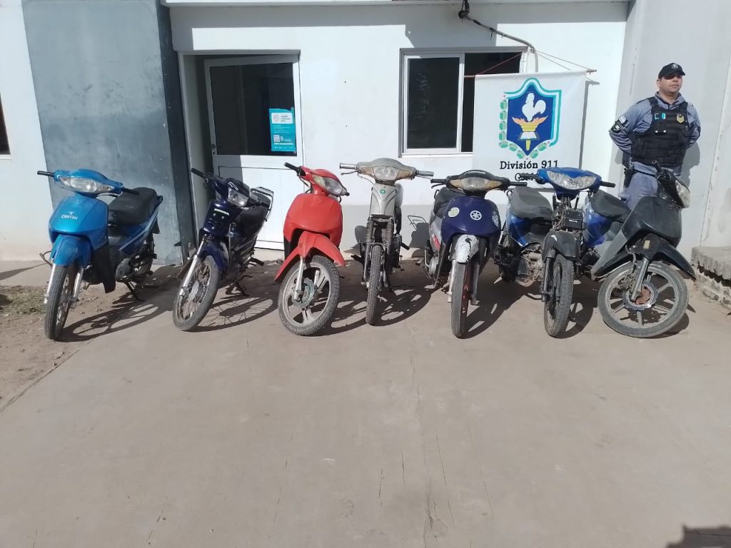 Diez motocicletas secuestradas por infracción a la Ley de Faltas en San Martín
