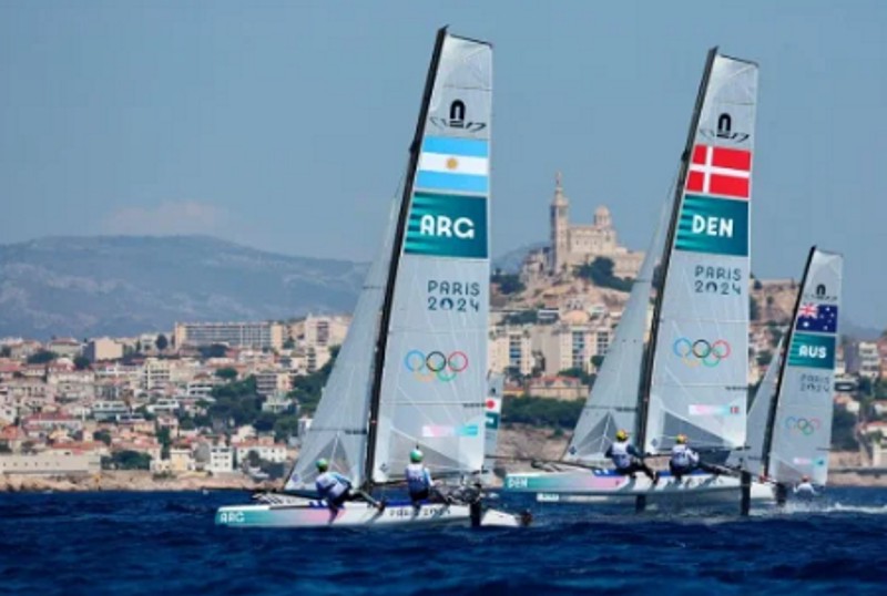 Nacra 17 en los JJOO: Majdalani y Bosco tuvieron una gran jornada y escalaron hasta la segunda posición Nacra 17 en los JJOO: Majdalani y Bosco tuvieron una gran jornada y escalaron hasta la segunda posición