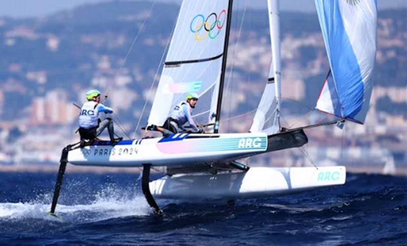 Buscando el podio en París: Majdalani y Bosco clasificaron a la Medal Race en Nacra 17 Buscando el podio en París: Majdalani y Bosco clasificaron a la Medal Race en Nacra 17