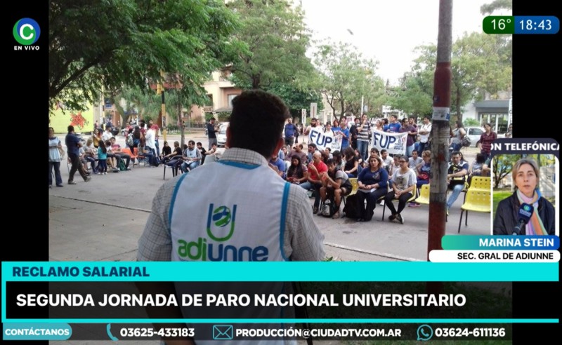Marina Stein: “Todos pensamos en una nueva marcha nacional y federal por salarios dignos” Marina Stein: “Todos pensamos en una nueva marcha nacional y federal por salarios dignos”