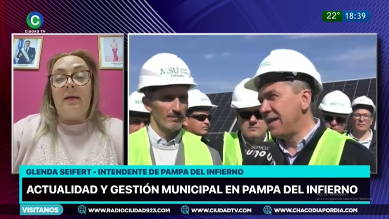“Con la energía limpia del Parque Solar van a aminorar los cortes del verano”, asegura Glenda Seifert “Con la energía limpia del Parque Solar van a aminorar los cortes del verano”, asegura Glenda Seifert