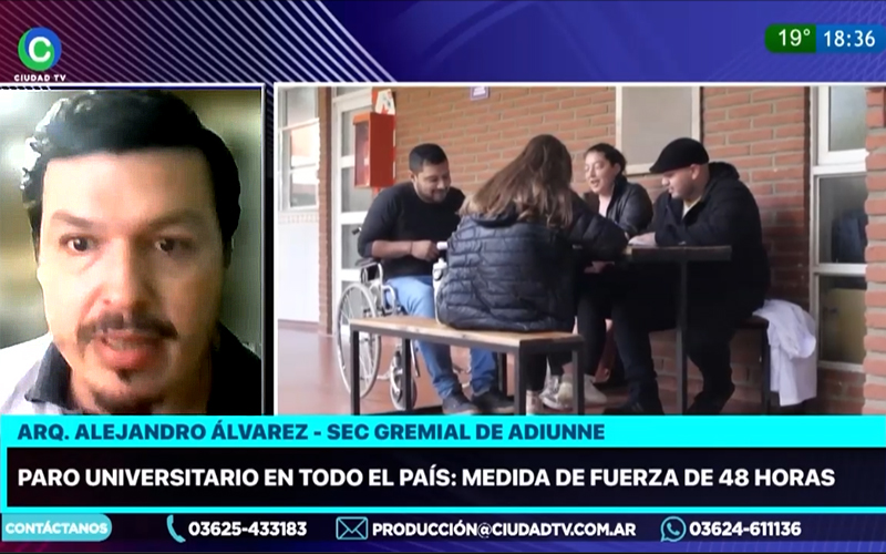 “El conflicto salarial en las Universidades parece desembocar en otra gran marcha nacional”, dijo Alejandro Álvarez “El conflicto salarial en las Universidades parece desembocar en otra gran marcha nacional”, dijo Alejandro Álvarez