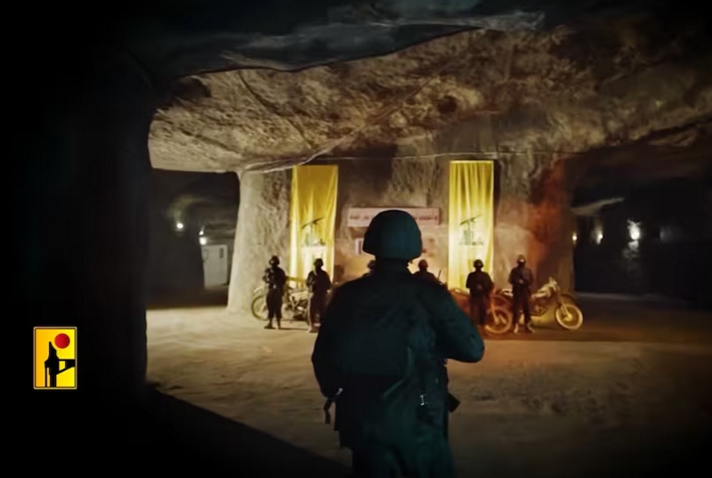 Hezbollah mostró por primera vez su impresionante red de túneles con misiles en el Líbano Hezbollah mostró por primera vez su impresionante red de túneles con misiles en el Líbano