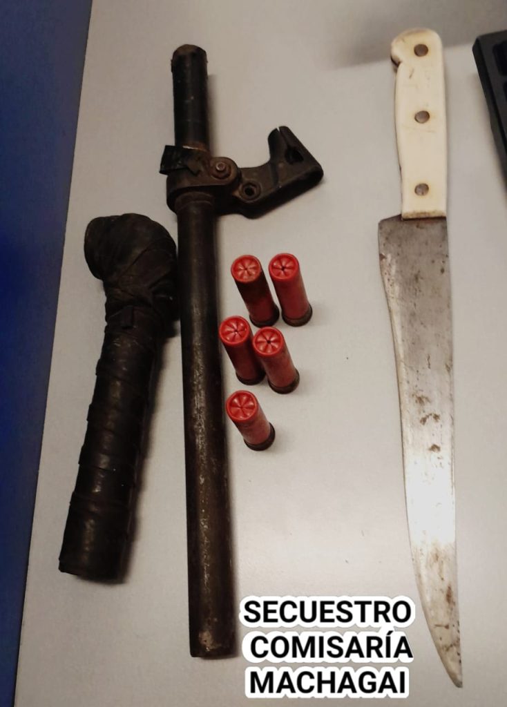 Detuvieron a un hombre por amenazar a su pareja en Machagai Detuvieron a un hombre por amenazar a su pareja en Machagai