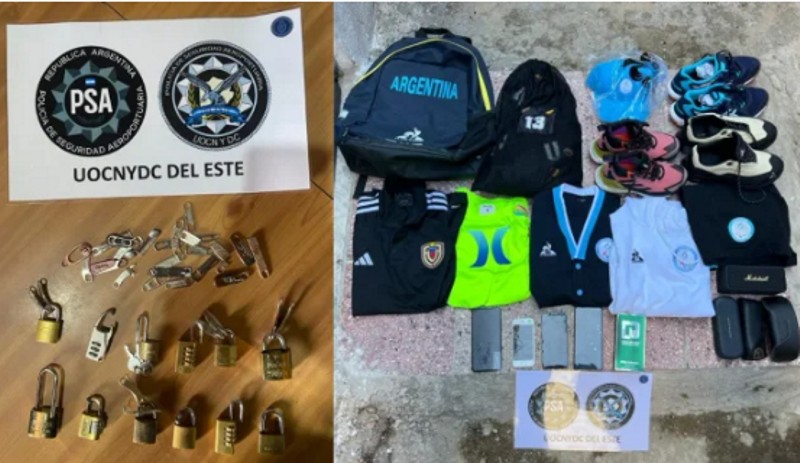 Despiden a tres empleados de Intercargo por robar equipajes en Ezeiza Despiden a tres empleados de Intercargo por robar equipajes en Ezeiza