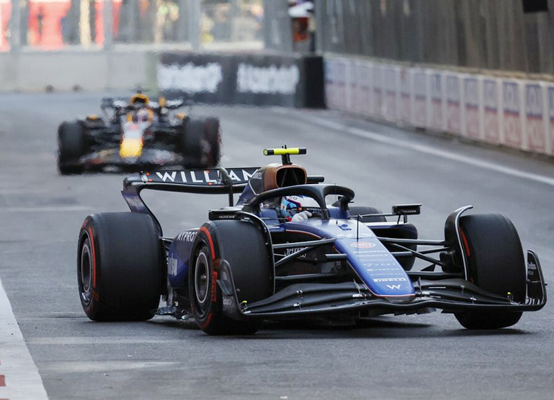 Colapinto consiguió un histórico octavo puesto en Azerbaiyán Colapinto consiguió un histórico octavo puesto en Azerbaiyán