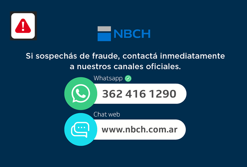 Nuevo Banco del Chaco brinda recomendaciones de seguridad para prevenir estafas Nuevo Banco del Chaco brinda recomendaciones de seguridad para prevenir estafas