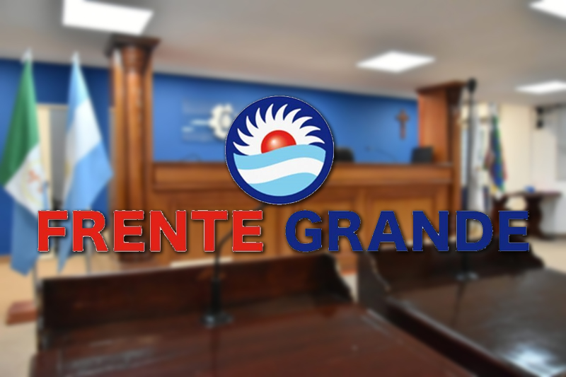 El partido Frente Grande Chaco rechaza la adhesión al RIGI El partido Frente Grande Chaco rechaza la adhesión al RIGI