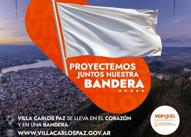 Comenzó la creación de la bandera de Carlos Paz y se encuentran abiertas las inscripciones Comenzó la creación de la bandera de Carlos Paz y se encuentran abiertas las inscripciones