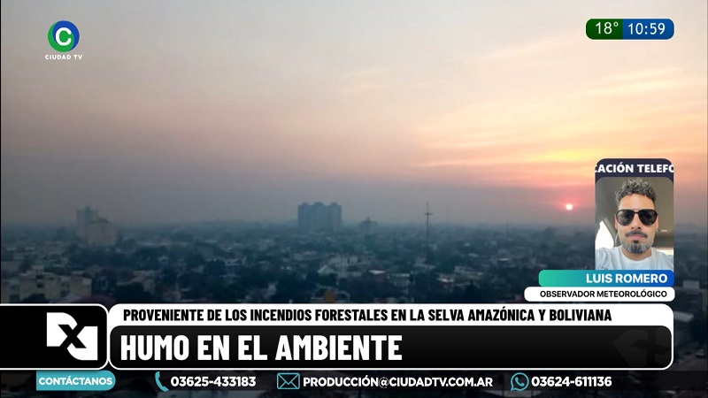 Humo en el ambiente: “Es algo habitual cuando se conjugan estos fenómenos de poca lluvia y altas temperaturas” Humo en el ambiente: “Es algo habitual cuando se conjugan estos fenómenos de poca lluvia y altas temperaturas”