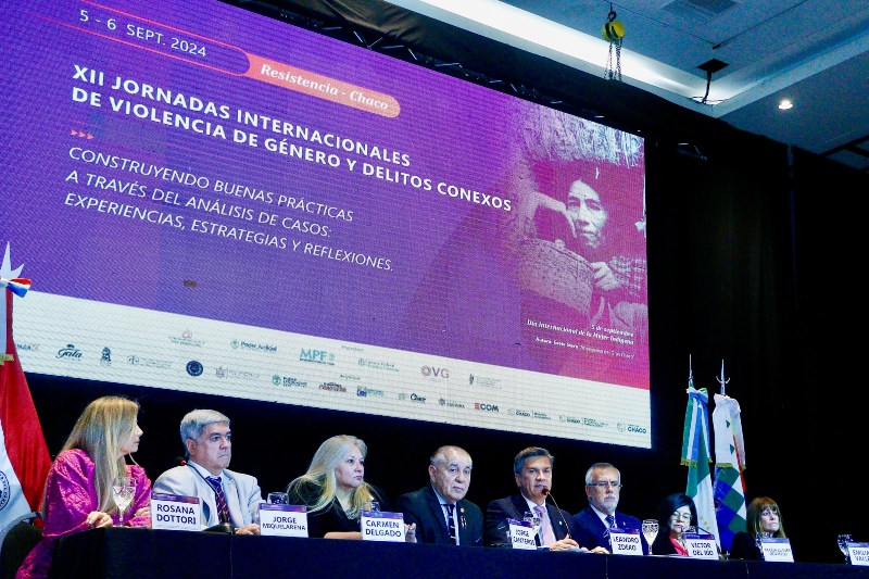 Zdero abrió las XII Jornadas Internacionales sobre Violencia de Género y Delitos Conexos Zdero abrió las XII Jornadas Internacionales sobre Violencia de Género y Delitos Conexos