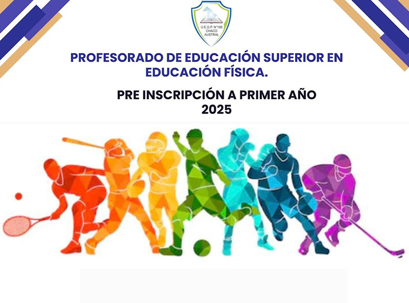 Abrieron preinscripciones del Profesorado en Educación Física de la UEGP Nº188 “Chaco Austral” Abrieron preinscripciones del Profesorado en Educación Física de la UEGP Nº188 “Chaco Austral”