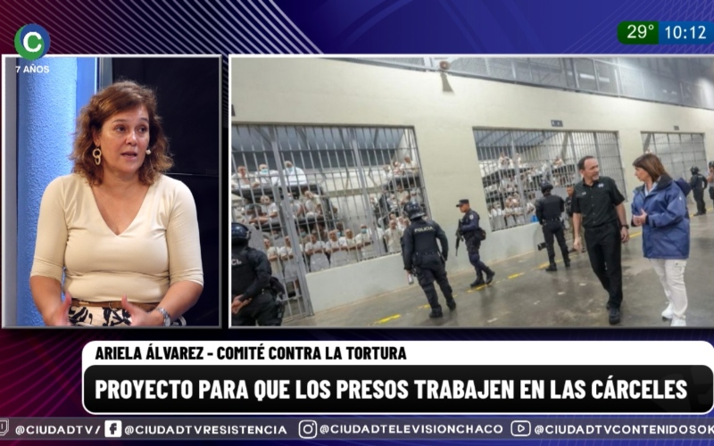 “En las cárceles ya se trabaja y hace muchos años”, afirmó Ariela Álvarez del Comité contra la Tortura “En las cárceles ya se trabaja y hace muchos años”, afirmó Ariela Álvarez del Comité contra la Tortura