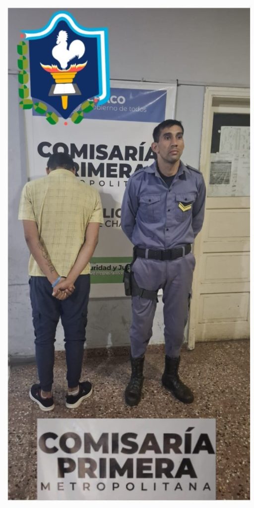 Demoran a un hombre involucrado en un robo a un local de celulares de Barranqueras