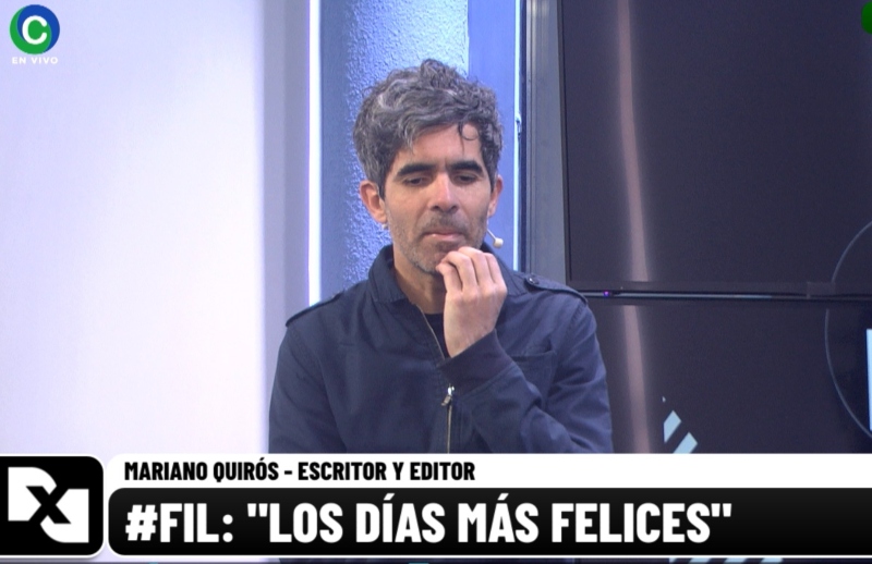 Mariano Quirós brindará un taller de narrativa en la FIL: “La lectura es una actividad feliz” Mariano Quirós brindará un taller de narrativa en la FIL: “La lectura es una actividad feliz”
