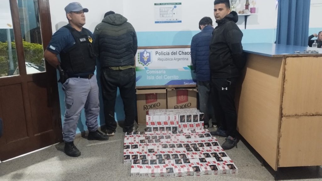Secuestraron 100 brezas de cigarrillos en la Isla del Cerrito
