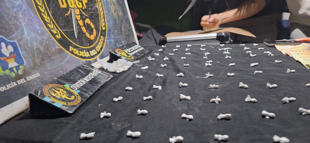 Desbaratan un búnker de drogas en Resistencia y secuestran 71 dosis de cocaína