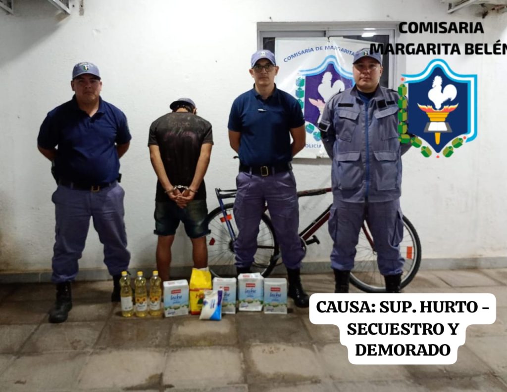 Ingresó a una Iglesia y se llevó mercaderías; a las pocas horas fue localizado y aprehendido