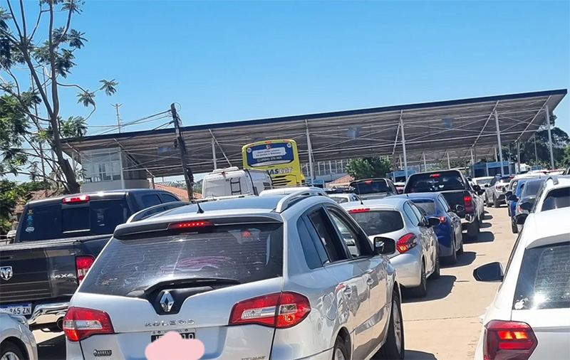 Viajar a Brasil desde Libres: esperas de una hora en Argentina y de tres del lado brasilero Viajar a Brasil desde Libres: esperas de una hora en Argentina y de tres del lado brasilero