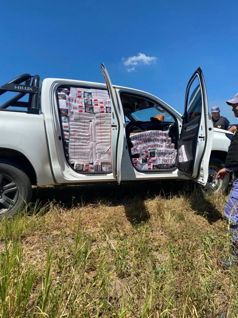 Persecución y secuestro de cigarrillos comenzó en el Chaco y terminó en Formosa