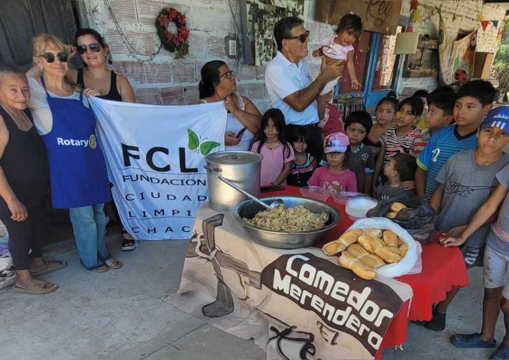 Ciudad Limpia y Rotary celebraron con solidaridad el cumpleaños de Resistencia