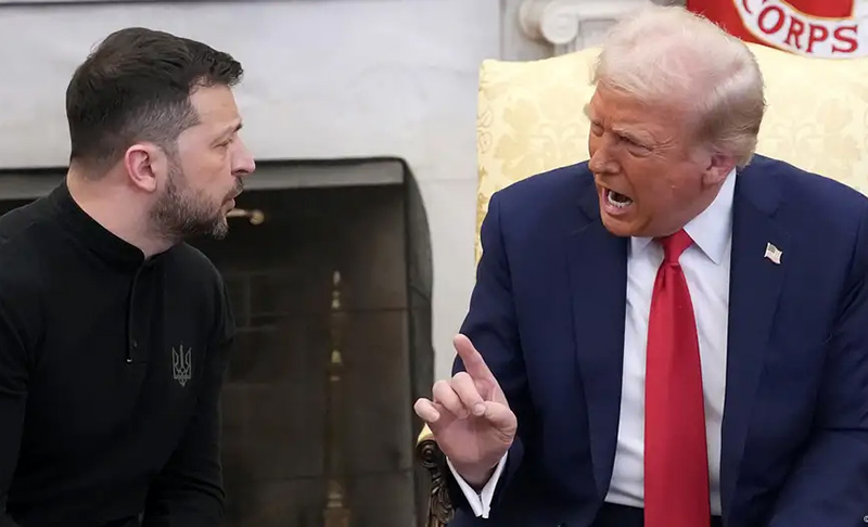 Sin acuerdo por tierras raras: fuerte enfrentamiento en la Casa Blanca entre Trump y Zelenski Sin acuerdo por tierras raras: fuerte enfrentamiento en la Casa Blanca entre Trump y Zelenski