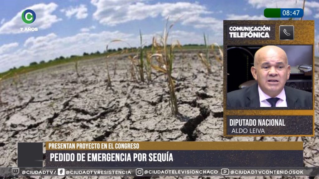 Sequía: “Quienes producen están abandonados a su suerte”, aseguró el diputado Leiva