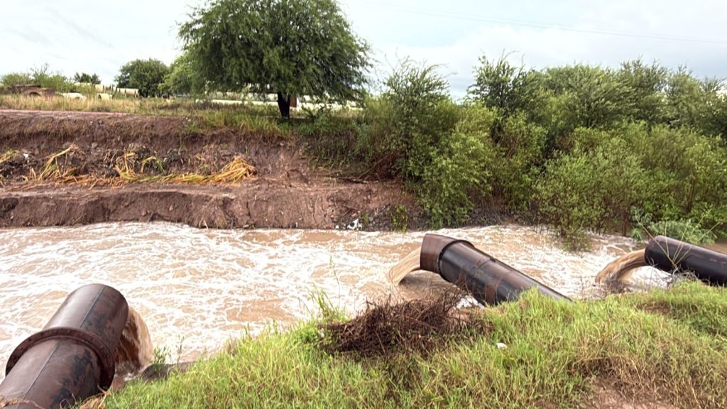 Temporal en Sáenz Peña: el municipio destacó el pleno funcionamiento del sistema de bombeo  en para mitigar el impacto de las lluvias