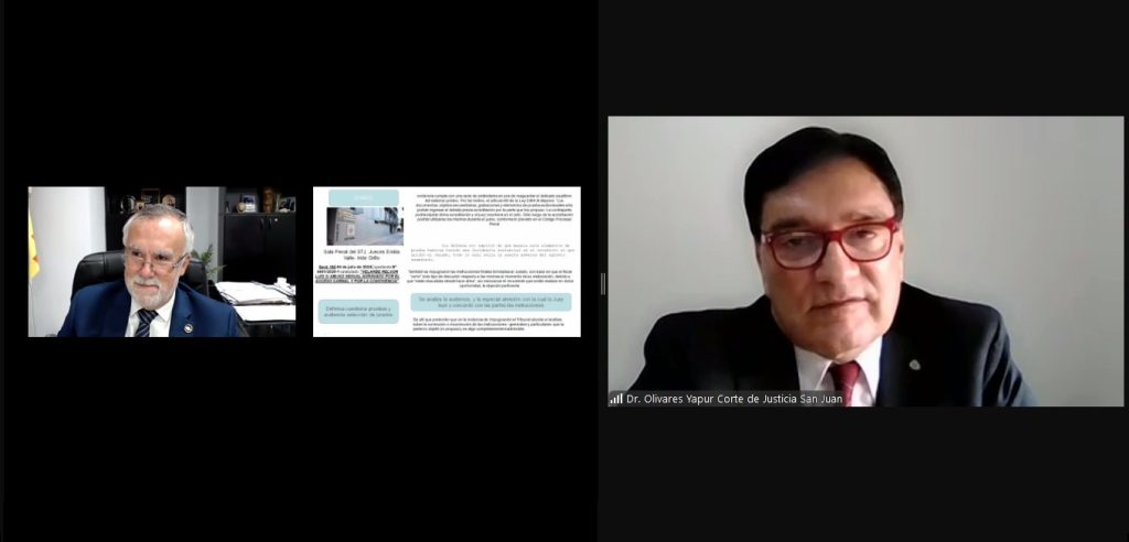 Del Río capacitó sobre juicio por jurados a jueces y juezas de Iberoamérica y Argentina