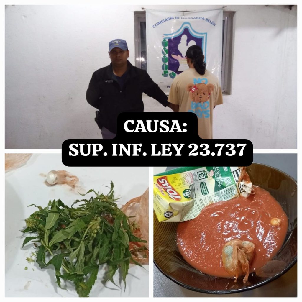 Intentó ingresar droga oculta en un envase de puré y terminó demorado