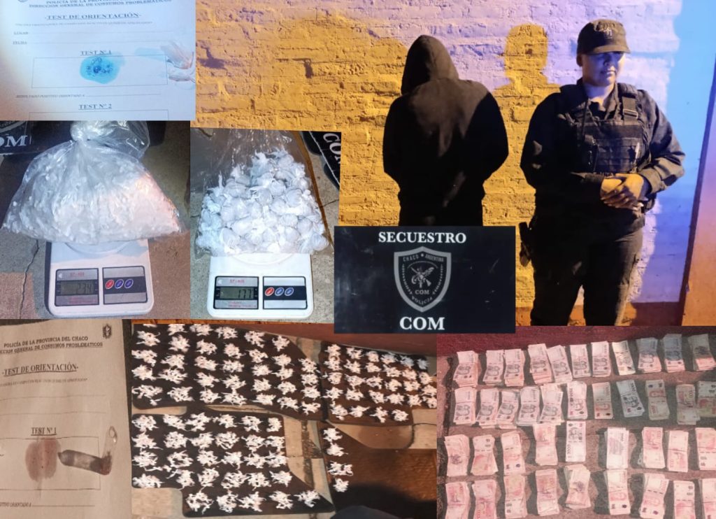 Atrapan a narco mientras comercializaba estupefacientes; poseía más de seis millones de pesos