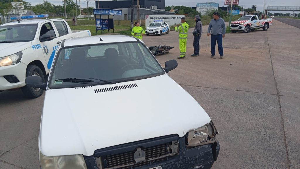 Accidente de Tránsito en Puerto Tirol deja como saldo un joven con traumatismo de cráneo