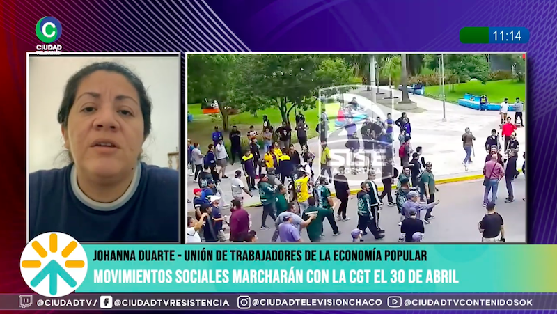 Johana Duarte: “El 30 va a ser una jornada masiva contra un modelo que nos está llevando a una catástrofe social” Johana Duarte: “El 30 va a ser una jornada masiva contra un modelo que nos está llevando a una catástrofe social”