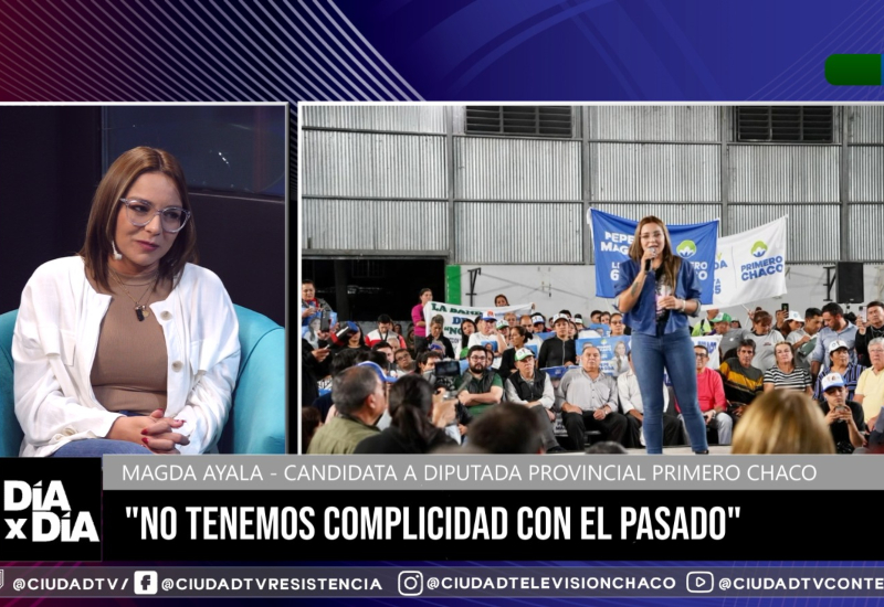 Magda Ayala, candidata por el frente Primero Chaco: “No queremos llegar a la Cámara para ser una oposición solo por serlo” Magda Ayala, candidata por el frente Primero Chaco: “No queremos llegar a la Cámara para ser una oposición solo por serlo”