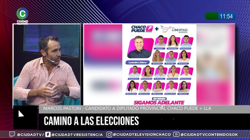 Marcos Pastori, candidato por Chaco Puede: “No hace falta pensar todos igual, sino solucionar los pedidos concretos de la gente” Marcos Pastori, candidato por Chaco Puede: “No hace falta pensar todos igual, sino solucionar los pedidos concretos de la gente”